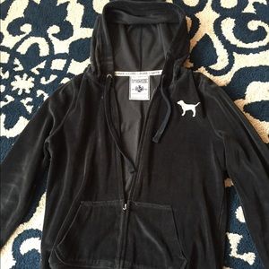 Velour zip-up from VS Pink